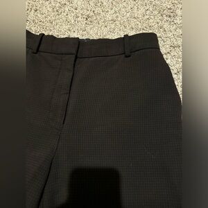 Aritzia Babaton Pleated Gingham Flare Pants